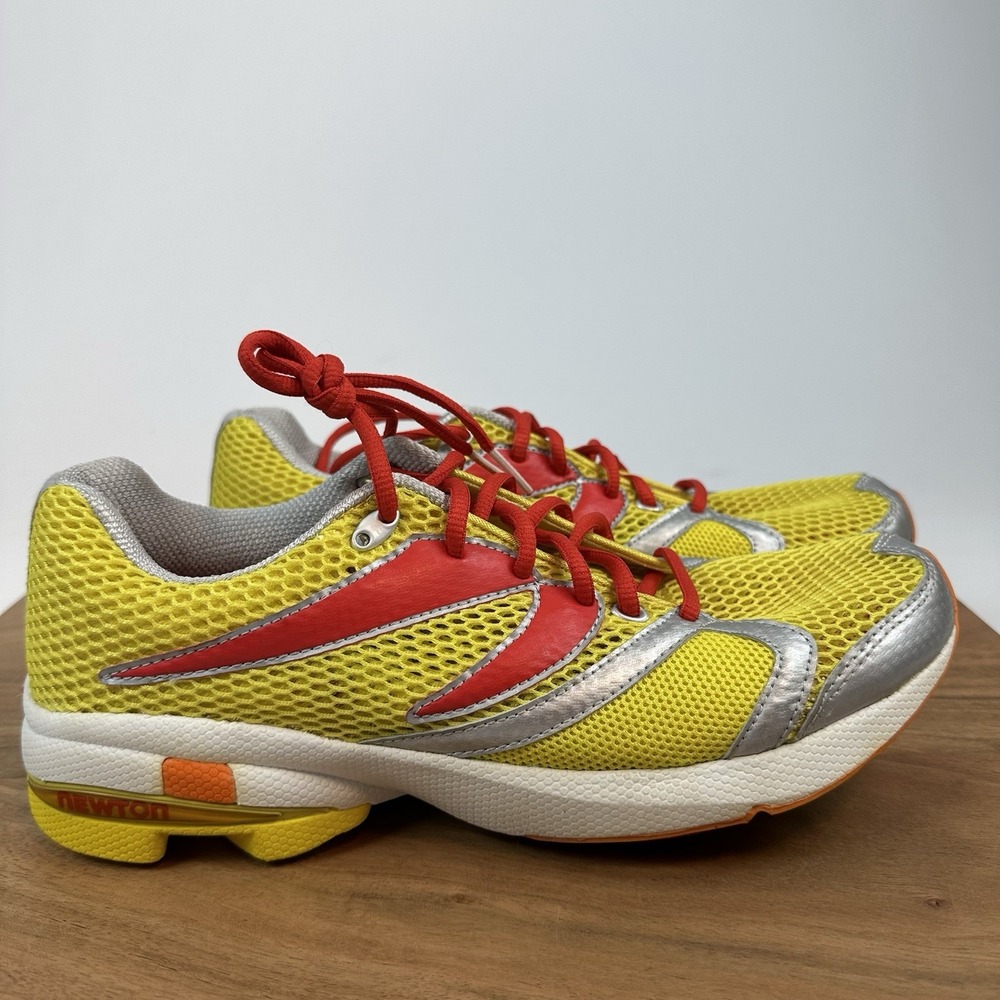New‎ Mens Newton 007 Distance S Yellow Running Athletic Gym Sneakers Shoes 8.5 M